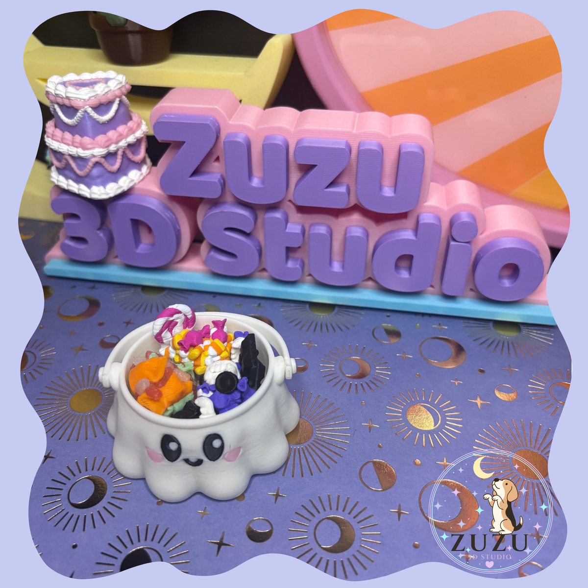Ghost Bucket Deluxe Clicker | Halloween Sensory Fidget