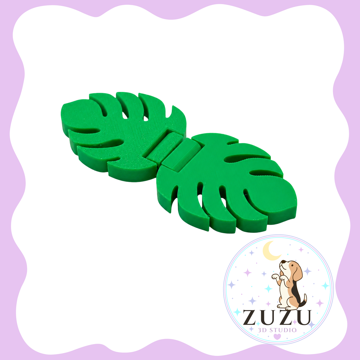 Monstera Leaf Slider Fidget