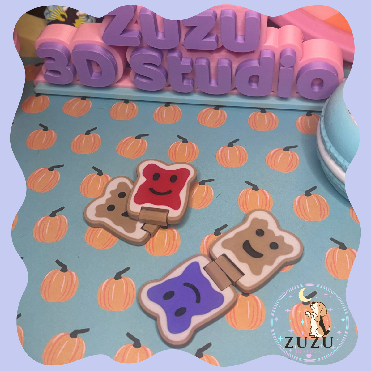 PB&J Slider Fidget | 3D Printed Sensory Toy