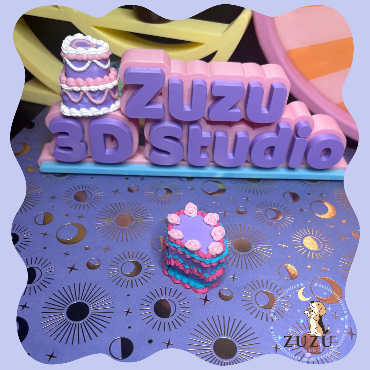 Pastel Coffin Cake Clicker | 3D Printed Sensory Fidget