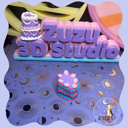 Pastel Coffin Cake Clicker | 3D Printed Sensory Fidget