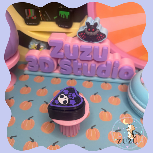 Purple Ouija Planchette Clicker | 3D Printed Sensory Fidget