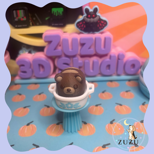 Cozy Bear Loaf Clicker | 3D Printed Sensory Fidget